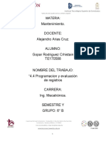 Ensayo Programacion y Evaluacion de Registros