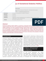 Pathophysiology of Gestational Diabetes Mellitus: Author