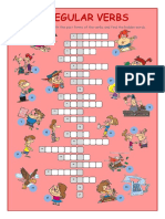 Irregular Verbs Crossword Puzzle