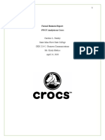 Formal Business Report: SWOT Analysis On Crocs