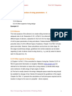 Wing Design - Selection of Wing Parameters - 4 Topics: Airplane Design (Aerodynamic) Prof. E.G. Tulapurkara Chapter-5