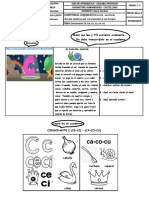 CLASE DE LA CONSONANTE C Mayo 4