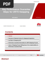 Key Performance Guarantee Steps For UMTS Swapping V2.0