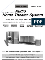 Durabrand HT395 Home Theater User Manual