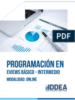 B - Programación en Eviews Básico Intermedio PDF