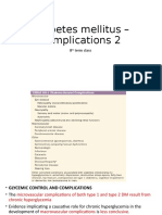 Diabetes Mellitus - Complications