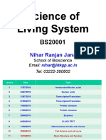 Science of Living System: Nihar Ranjan Jana