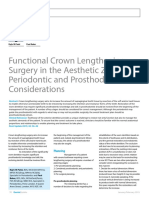 Functional Crown Lengthening Surgical Planning