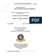 Water Fuelled Vechile Project Analysis C PDF