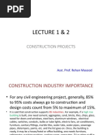 Lecture 1 & 2: Construction Projects