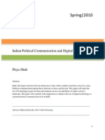 Indian Political Communication and Digital Technology 