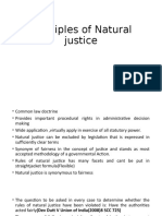 Principles of Natural Justice