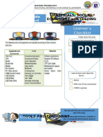 Materials, Tools, Equipment and Testing Devices: Guide Card