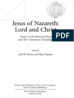 Jesus of Nazareth. Lord and Christ. Essays On The Historical Jesus and New Testament Christology (Joel Green & Max Turner) PDF