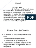 Unit-3: REGULATORS:Half Wave Rectifier, Ripple Factor