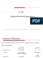 CL 208 Chemical Reaction Engineering-I