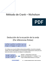 Método de Crank - Nicholson