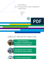 Introduction To Industry and Company Analysis: Presenter Venue Date