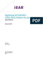 Nighthawk Ac1900 Wifi Vdsl/Adsl Modem Router: User Manual