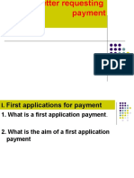 Letter of Payment