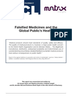 Falsified Medicines and The Global Public's Health: Insight