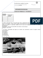 Sociologia Do Trabalho 2º Ano Atividade I