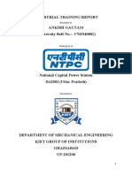 Industrial Training Report NTPC