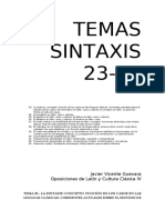 SINTAXIS