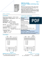 RUS-32 Serials DC Power Supply Switching Relay: Technical Data Typical Models