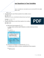 CBSE Class 10 Pair of Linear Equations in 2 Variables