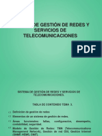 Sistema Gestion Redes y Servicios Telecomunicaciones Presentacion Powerpoint