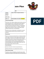 Compound Sentence Lesson Plan