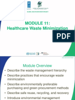 Healthcare Waste Minimization