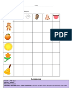 Check The Sense That You Use For Each Object.: Lesson Plan