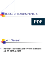 Design of Bending Members