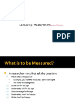 Measurement and Scaling