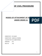 CPC - Modes of Attachment of Property