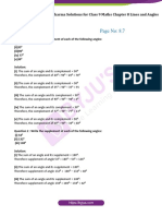 RD Sharma Solution Class 9 Maths Chapter 8 Lines and Angles