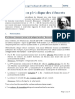 Classification Periodique PDF