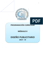 Programacion Diseño Publicitario 2017 III Renzo