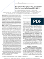 Nfluenza-Associated Encephalitis Encephalopathy Identified by The Australian Childhood Encephalitis Study 2013-2015.