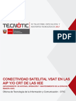 Conectividad Satelital Vsat en Las Aip