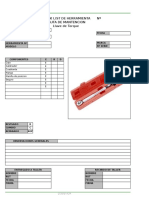 Lista de Chequeo Llave de Torque PDF