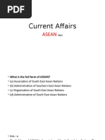 Current Affairs: Asean