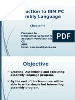 Introduction To IBM PC Assembly Language: Chapter-4