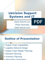 Decision Support Systems and IT: Kaminsky@ieor - Berkeley.edu