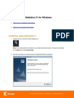 Installing SPSS Statistics 21 For Windows