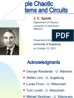 J. C. Sprott: Department of Physics University of Wisconsin - Madison