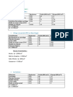 Evaluation Des Charges