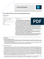Case Study of Acacia and Its Natural Phenomenon
